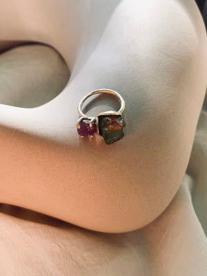 Tourmalin Ruby Ring